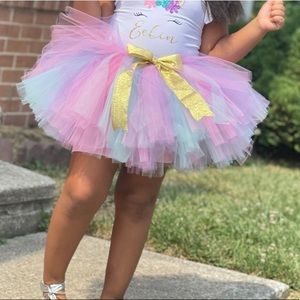 Unicorn rainbow tutu 🦄